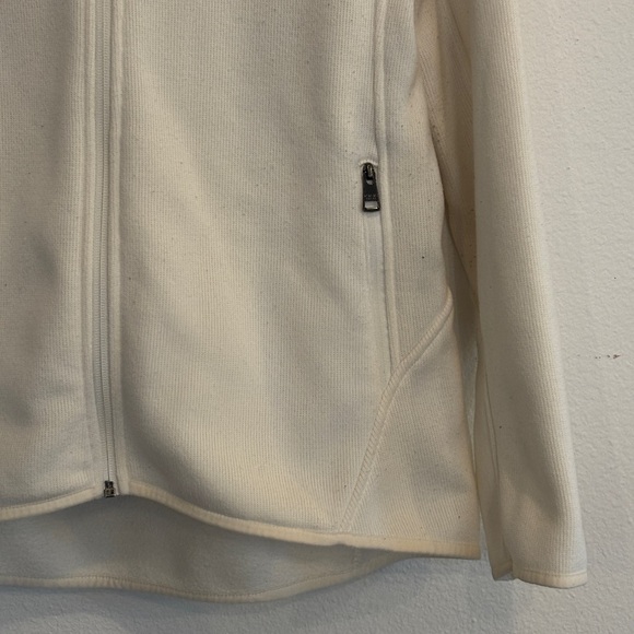 Andrew Marc Cream full zip hooded fleece jacket with pockets, size M - Picture 4 of 7